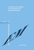 Cover: Convergence of Competition Laws and Policies in the European Community - Kluwer Law International