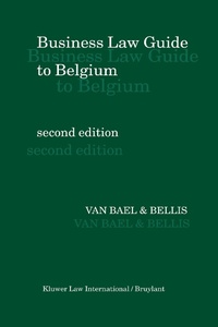 Abbildung von: Business Law Guide to Belgium - Kluwer Law International