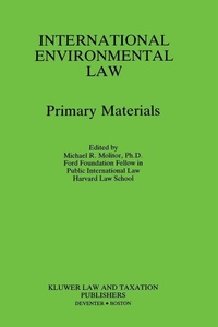 Abbildung von: International Environmental Law - Kluwer Law International