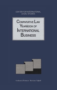 Abbildung von: Comparative Law Yearbook of International Business - Kluwer Law International