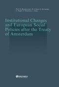 Cover: Institutional Changes and European Social Policies after the Treaty of Amsterdam - Kluwer Law International