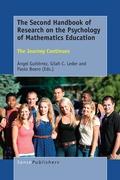 Cover: The Second Handbook of Research on the Psychology of Mathematics Education - Brill