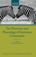 Cover: The Phonetics and Phonology of Geminate Consonants - Oxford University Press