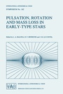 Cover: Pulsation, Rotation and Mass Loss in Early-Type Stars - Springer