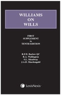 Cover: Williams on Wills - Butterworths Law