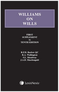 Abbildung von: Williams on Wills - Butterworths Law