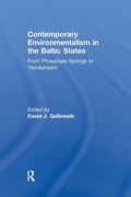 Cover: Contemporary Environmentalism in the Baltic States - Routledge