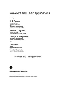 Enlarge image Cover: Wavelets and Their Applications - Kluwer Academic Publishers