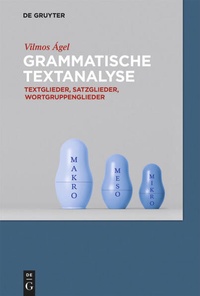 Enlarge image Cover: Grammatische Textanalyse - De Gruyter Akademie Forschung