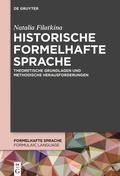 Cover: Historische formelhafte Sprache - De Gruyter