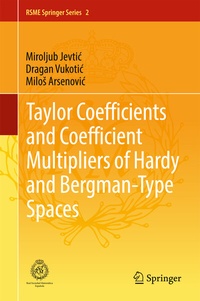 Abbildung von: Taylor Coefficients and Coefficient Multipliers of Hardy and Bergman-Type Spaces - Springer