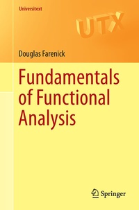 Abbildung von: Fundamentals of Functional Analysis - Springer