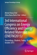 Cover: 3rd International Congress on Energy Efficiency and Energy Related Materials (ENEFM2015) - Springer