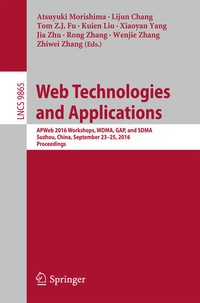 Enlarge image Cover: Web Technologies and Applications - Springer