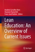 Cover: Lean Education: An Overview of Current Issues - Springer
