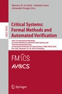 Cover: Critical Systems: Formal Methods and Automated Verification - Springer
