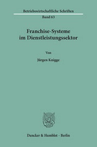 Abbildung von: Franchise-Systeme im Dienstleistungssektor. - fibre