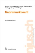 Cover: Finanzmarktrecht - St&auml;mpfli Verlag