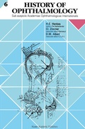 Cover: History of Ophthalmology - Kluwer Academic Publishers