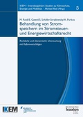 Cover: Behandlung von Stromspeichern im Stromsteuer- und Energiewirtschaftsrecht - Lexxion Verlagsgesellschaft