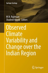Enlarge image Cover: Observed Climate Variability and Change over the Indian Region - Springer