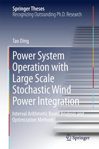Enlarge image Cover: Power System Operation with Large Scale Stochastic Wind Power Integration - Springer