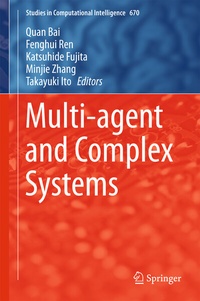 Enlarge image Cover: Multi-agent and Complex Systems - Springer
