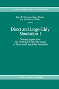 Cover: Direct and Large-Eddy Simulation I - Springer