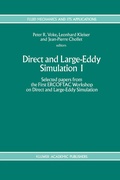 Cover: Direct and Large-Eddy Simulation I - Springer