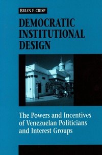 Enlarge image Cover: Democratic Institutional Design - Stanford University Press