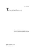 Cover: The Leibniz-Stahl Controversy - De Gruyter