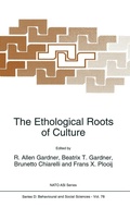 Cover: The Ethological Roots of Culture - Kluwer Academic Publishers