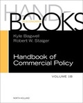 Cover: Handbook of Commercial Policy - North-Holland