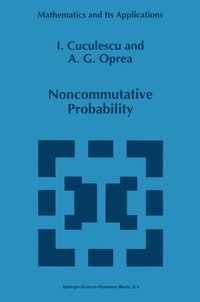 Enlarge image Cover: Noncommutative Probability - Kluwer Academic Publishers