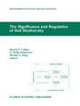 Cover: The Significance and Regulation of Soil Biodiversity - Springer