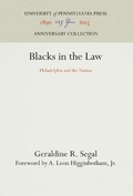 Cover: Blacks in the Law - University of Pennsylvania Press