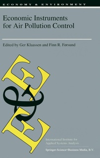 Enlarge image Cover: Economic Instruments for Air Pollution Control - Kluwer Academic Publishers