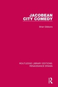 Cover: Jacobean City Comedy - Routledge