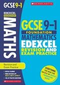 Cover: Maths Foundation Revision and Exam Practice Book for Edexcel - Scholastic