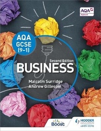 Abbildung von: AQA GCSE (9-1) Business, Second Edition - Hodder Education