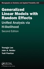 Cover: Generalized Linear Models with Random Effects - Chapman & Hall/CRC