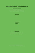 Cover: World Directory of Crystallographers - Kluwer Academic Publishers