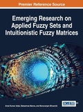 Cover: Emerging Research on Applied Fuzzy Sets and Intuitionistic Fuzzy Matrices - Information Science Reference