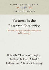 Enlarge image Cover: Partners in the Research Enterprise - University of Pennsylvania Press