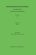 Cover: World Directory of Crystallographers - Springer