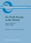 Cover: No Truth Except in the Details - Springer