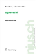Cover: Agrarrecht - St&auml;mpfli Verlag
