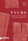 Cover: Tyche - Band 29 - Holzhausen Verlag
