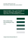 Cover: Opportunities, Use, And Transfer Of Systems Research Methods In Agriculture To Developing Countries - Springer