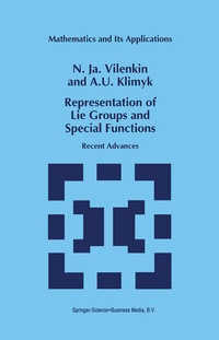 Abbildung von: Representation of Lie Groups and Special Functions - Springer